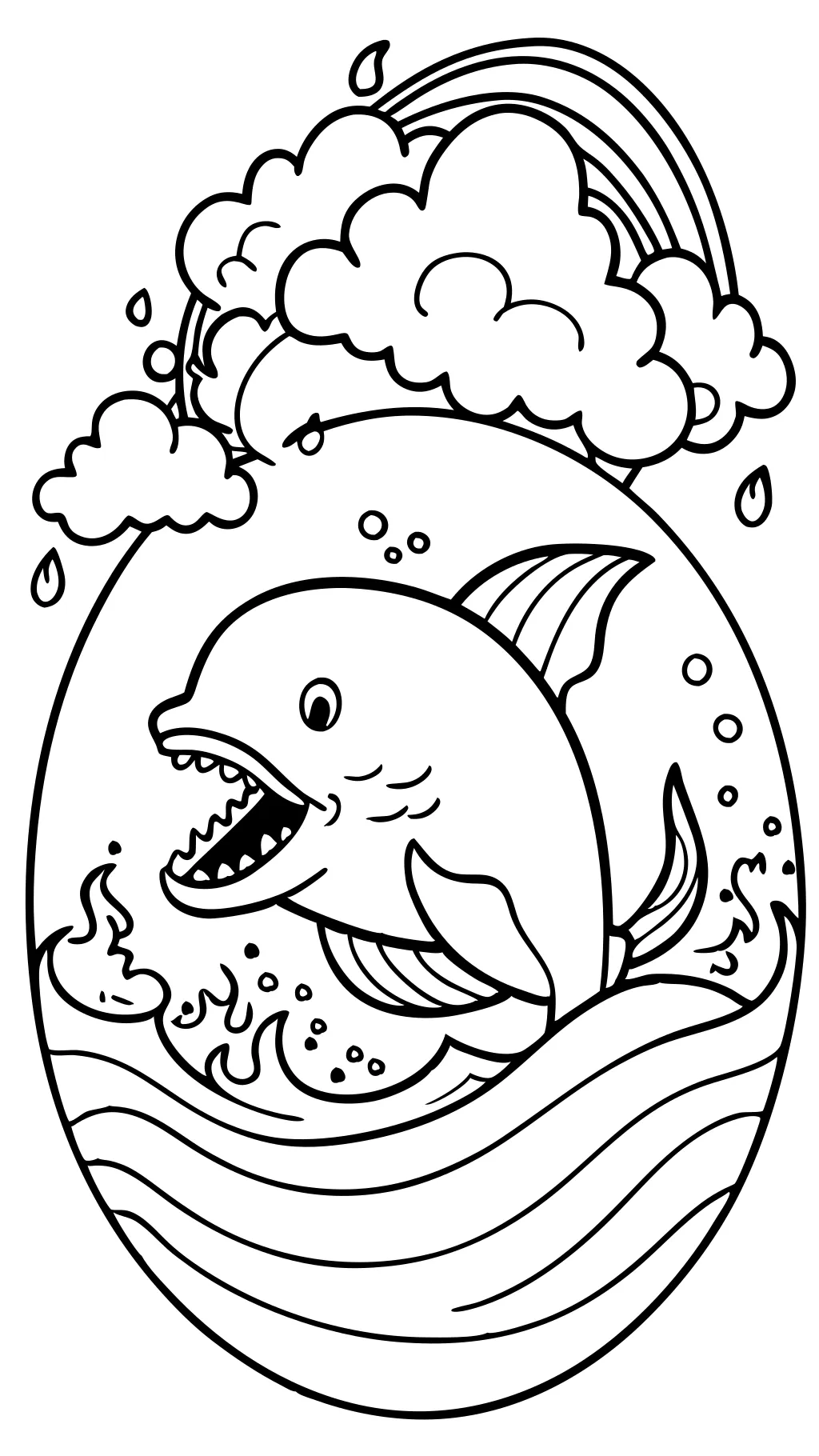 coloriages pour Jonas et la baleine